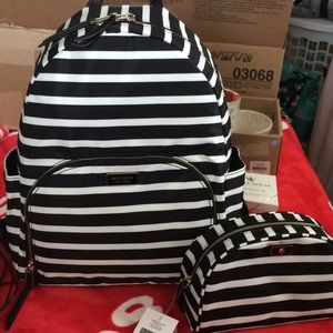 Kate Spade Backpack w/ matching cosmetic bag